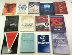 13 books on religion cults online voodoo catholic protestant mennonite masonry