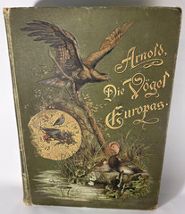 1897 Die Vögel Europas Friedrich Arnold Antique Bird Book Ornithology 48 Plates