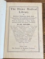 The Home Medical Library, Kenelm Winslow (Hardcover, 1908) Full Set of 6 Volumes