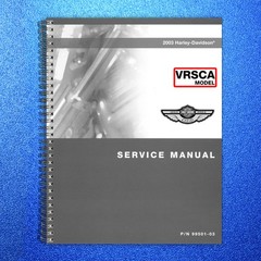 HARLEY-DAVIDSON VRSCA V-Rod Service Manual – STEEL WIRE BOUND – TOUGH COVERS
