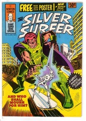 SILVER SURFER #5 1975 Includes Poster NEWTON / MARVEL Aust reprint