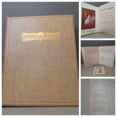 Antique Birthday Book Poetry- Pearls of Posey 1911 King George Queen Mary 115yrs