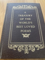 HB Book A Treasury of the World’s Best Loved Poems 1961 Avenel Leatherette Cover