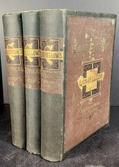 Antique 1882 Longfellow Poetical Works Vol I–III Complete Set Houghton Mifflin