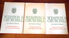 Martin Gilbert WINSTON S. CHURCHILL Companion Vol IV (I, II, III) 1st- HC/DJ VGC