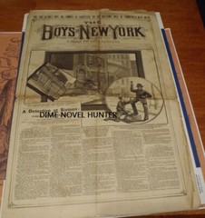 ELECTRIC SPARKS G TREBEL OLD KING BRADY COVER BOYS OF NEW YORK #693 FRANK TOUSEY