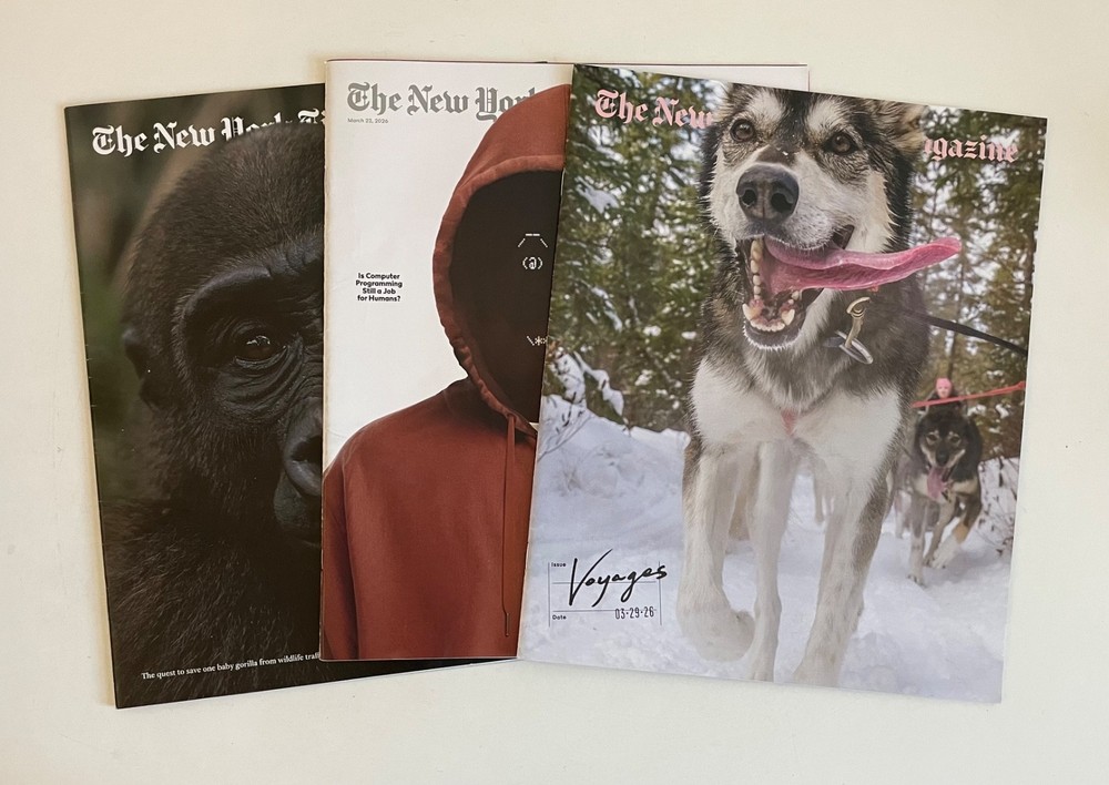 Lot 3 THE NEW YORK TIMES Magazine Book March 15 + 22 + 29, 2026