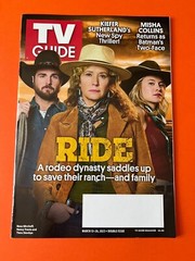RIDE * BEAU MIRCHOFF NANCY TRAVIS TIERA SKOVBYE March 13 2023 TV GUIDE MAGAZINE