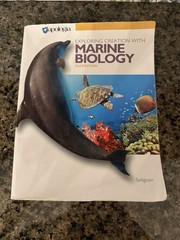Apologia Exploring Creation Marine Biology 2nd Ed Seligson Textbook & Solutions