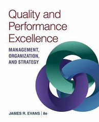 Quality and Performance Excellence by James R. Evans (2016, Trade Paperback)
