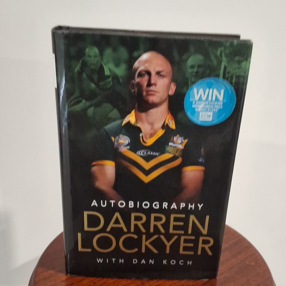 Darren Lockyer Autobiography Hardcover 2011 Dust Jacket Ebury Press NRL