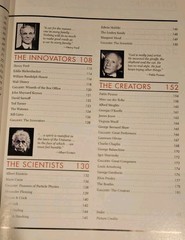 Time – Great People of the 20th Century (Published in 1996) – 186 Pages