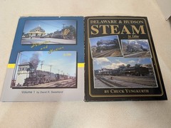 Morning Sun Delaware and Hudson in Color (2) Books- Vol 1 And Steam- See Desc.