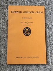 EDWARD GORDON CRAIG A BIBLIOGRAPHY by Fletcher and Rood Signed