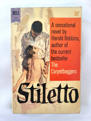VTG DELL Publishing 3rd Ed. 1962, STILETTO Harold Robbins Paperback fiction BOOK