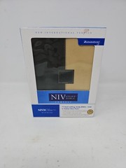 NIV Study Bible Italian Duo-Tone Green/Sand @002 Zondervan Compact NIB