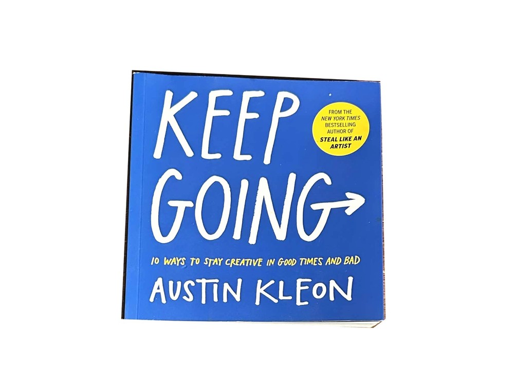 Keep Going by Austin Kleon Book The Fast Free Shipping