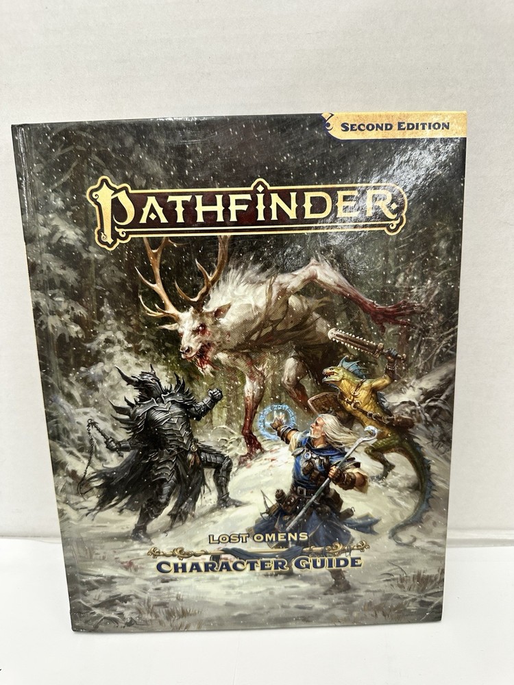 Pathfinder 2nd Edition Lost Omens Character Guide RPG Book Paizo Hardcover