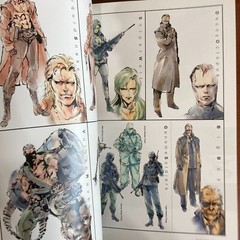 THE ART OF METAL GEAR SOLID Yoji Shinkawa Art Book Illustration