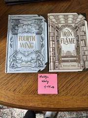 Rebecca Yarros Fourth Wing &Iron Flame Bookish Box Edition with page overlays