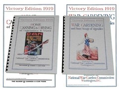 1919 Victory Edition War Gardening & Home Canning & Drying Lot of 2 Manuals