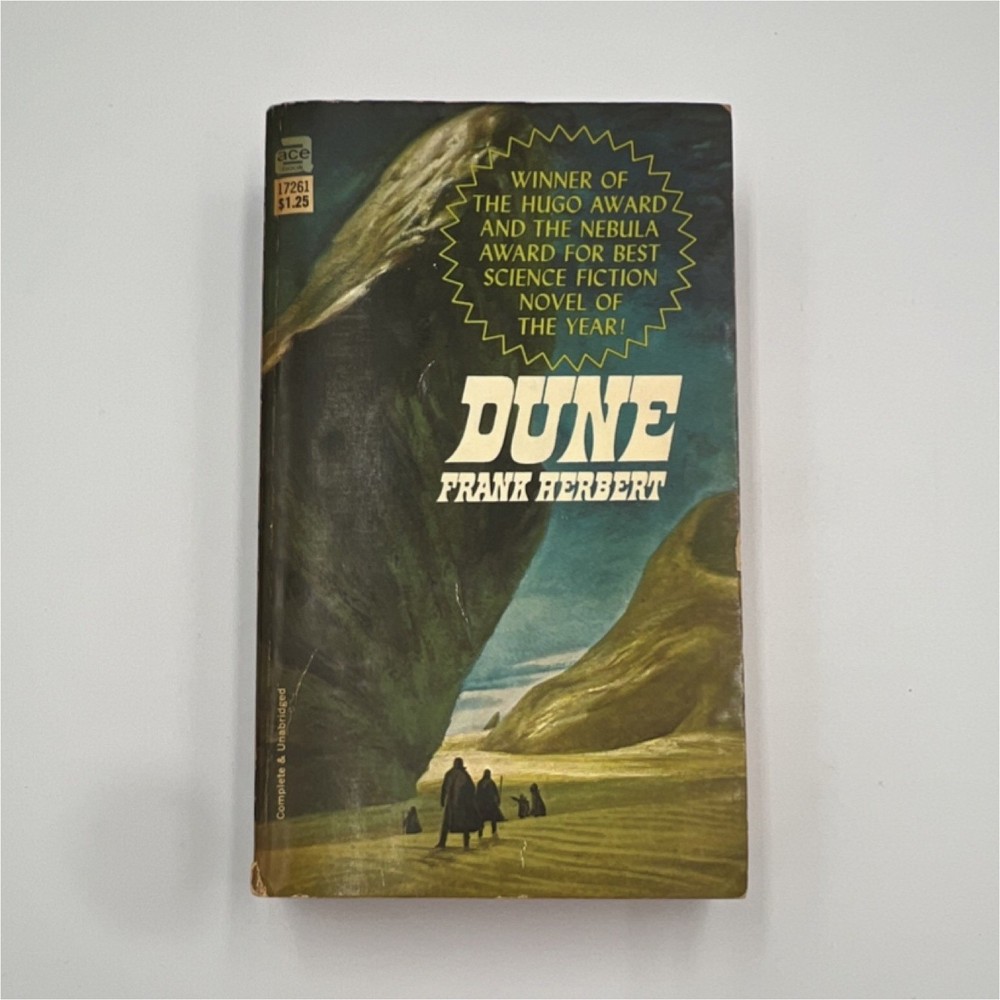 Frank Herbert Dune Paperback Ace 1965 Sci-Fi Novel Dune Series John Schoenherr