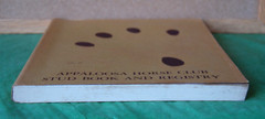 Appaloosa Horse Club–Stud Book and Registry, Vol. 10 — 270 pages–very good