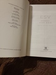 Bible Student Study Bible English Standard Version Paperback Crossway Publishers