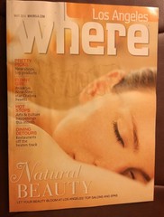 Los Angeles CA WHERE magazine 112 pages May 2014 edition Dine Shop Arts & Maps