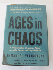 Immanuel Velikovsky – Ages in Chaos Exodus to King Akhnaton Hardcover Book 1952