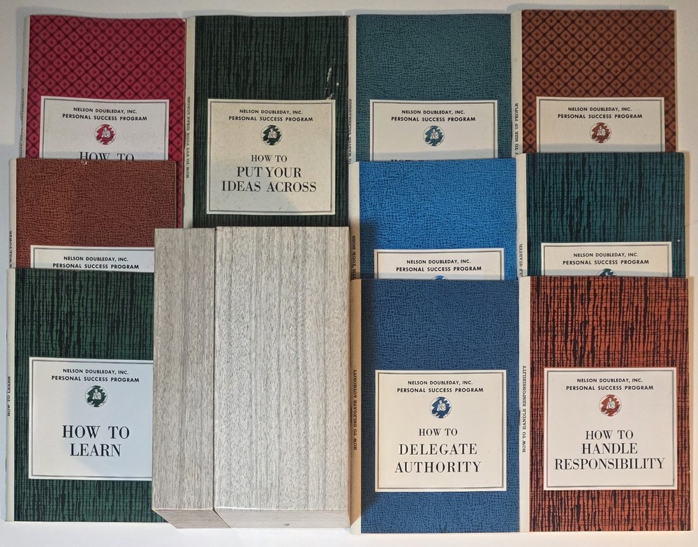 Lot Of 17 Nelson Doubleday Personal Success Program How To Booklets