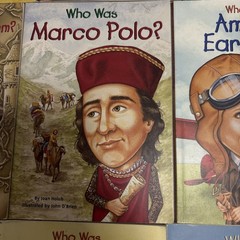 Who Was What Is Where Is Book Lot of 15 Michael Jordan Walt Disney Salem Witch
