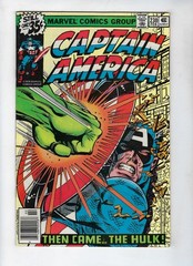 Captain America #230 Classic Hulk Fist Cover Marvel Comics Cents Issue (1978) VF