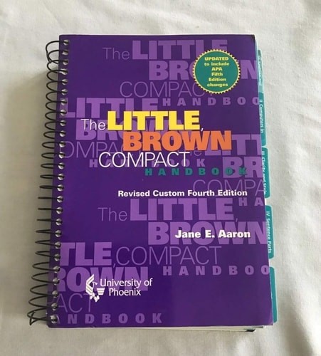 Little Brown Compact Handbook by Aaron, Jane E., Good Book