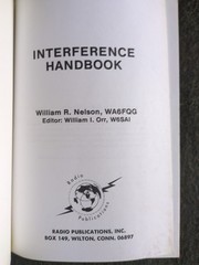 Vintage Interference Handbook William R.Nelson 1986 2nd Printing PB VG Radio TV