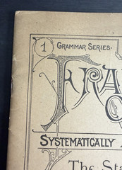 1882 Franklin Penmanship Copy Book Grammar #1 Taintor Brothers UNUSED BLANK