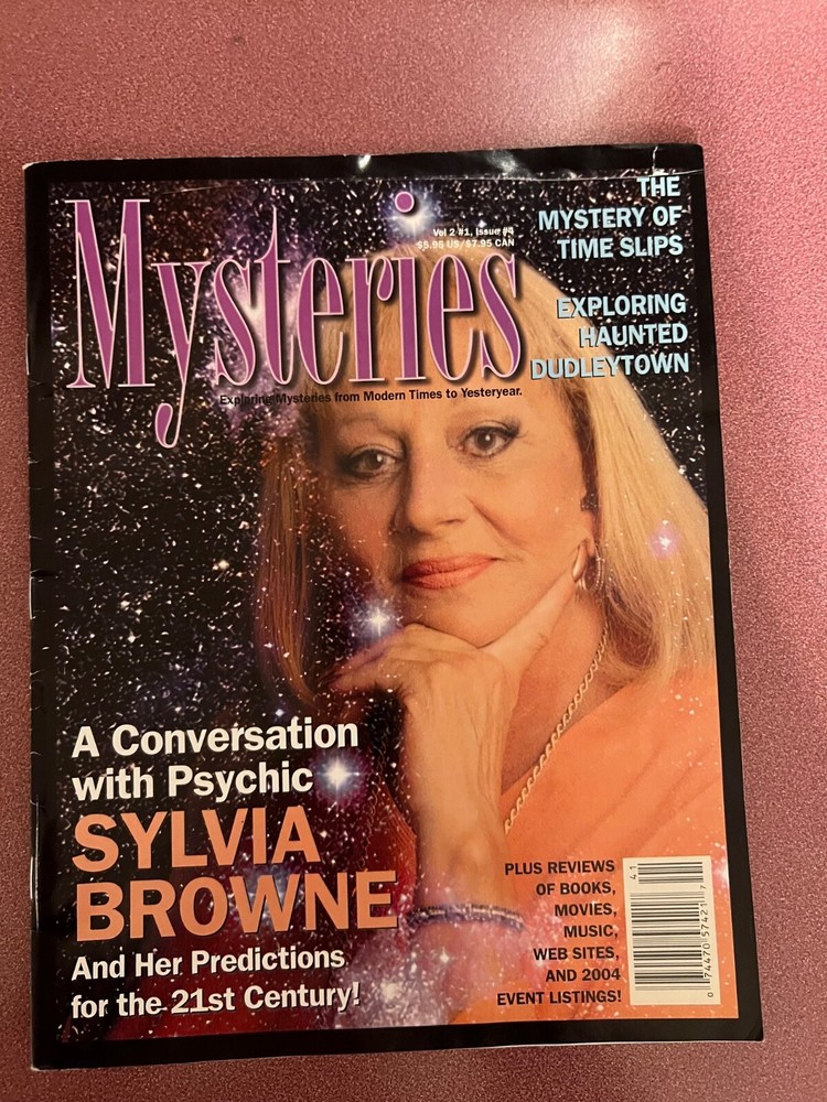 Vintage Sylvia Browne, Mysteries Magazine 2004 RARE