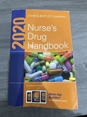 2020 Nurse’s Drug Handbook by Jones & Bartlett Learning (2019, Trade Paperback,