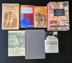Lot of 7 Black History/Literature Books- Anthology, 12 Years Slave, MLK, Stowe +