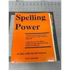 Spelling Power Beverly Adams-Gordon 3rd Edition Orange 8-Adult Homeschooling