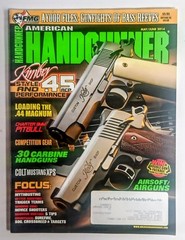 American Handgunner Magazine May June 2014 Kimber 45 ACP Custom Shop Pitbull 9mm