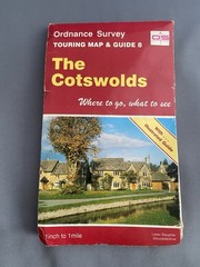 Ordnance Survey. The Cotswolds Touring Map & Guide 8. 1 inch to 1 mile