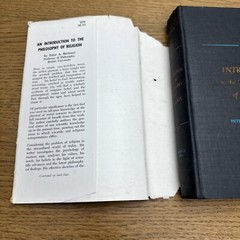 Peter Anthony Bertocci Introduction to the Philosophy of Religion Hardcover 1951
