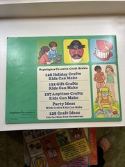 Highlights Creative Craft Series 4 Book Lot Set Vintage Kids Craft Ideas Books