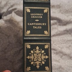 Geoffrey Chaucer The Canterbury Tales Franklin Library Illustrated 1981