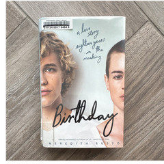 Birthday: A Novel Meredith Russo Hardcover w/ Dust Jacket Ex-Library 2019