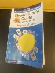 Prescriber’s Guide : Stahl’s Essential Psychopharmacology by Stephen M. Stahl…