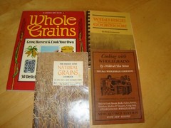 LOT OF 4 COOKING GROWING WHOLE NATURAL GRAINS WILD RICE COOKBOOK