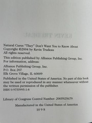 Kevin Trudeau Book Lot Natural Cures More Cures Revealed Weight Loss Cure
