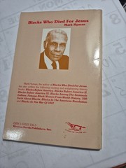 RARE Blacks Who Died for Jesus by Mark Hyman 1988 A History Book Christian Afro